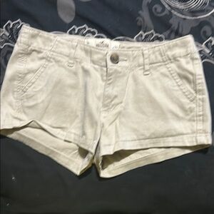Hollister Cream High Waist Shorts